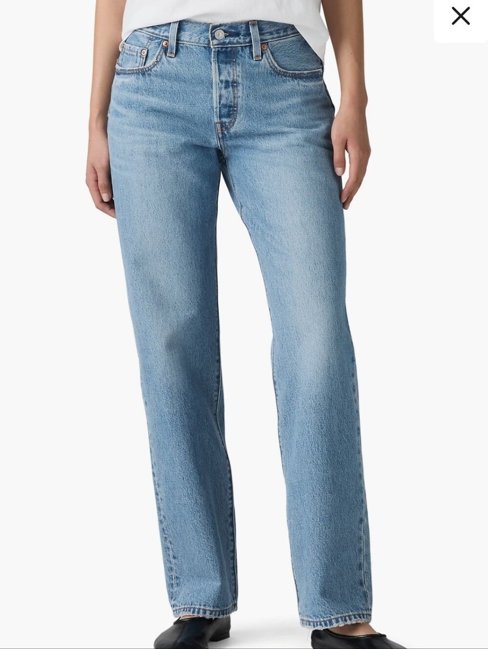 NWT Levi's 501 '90s Straight Leg Mid Rise